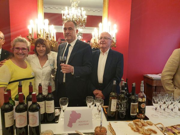 Château Fougas, dégustation  du Ministre de l'Agriculture à l’Assemblée Nationale